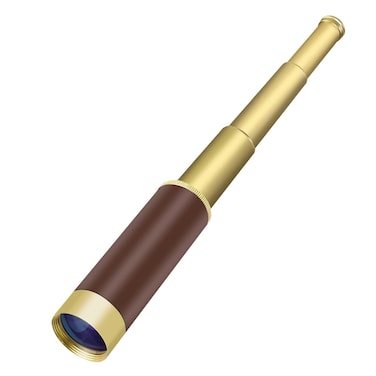 Pirate Telescope Spyglass for Kids, Retro Handheld Collapsible Monocular Pirate Ship Toys for Boys, 25x30 Zoomable Waterproof Telescope for Navigation Voyage View Watching Games Travel Hiking Hunting