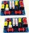 Lelukee 2PCS Speaker Frequency Divider Crossover 3-Way 300W HiFi Audio Speaker Heights Mid Bass 3-Units Crossover Filter for 3-5 Inch Speakers