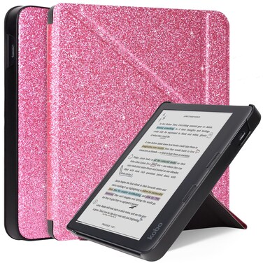 Caweet Clear Case for Kobo Libra Colour 7 Inch 2024 Release, Ultra Soft Flexible Transparent TPU Skin Bumper Back Cover Shell, Clear