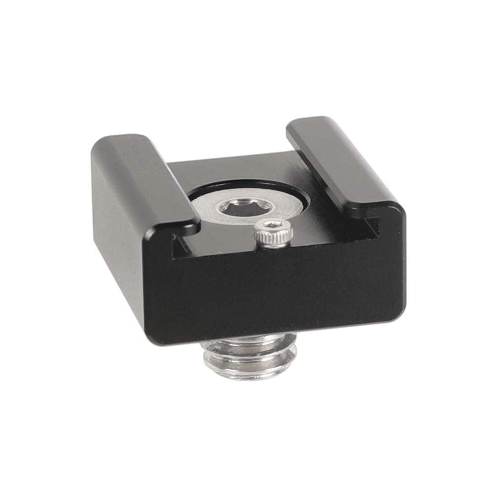 كامفيت CAMVATE 3 8 -16 Cold Shoe Mount Adapter With Locating Pins