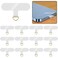 12 Pieces Phone Tether Tab,Universal Phone Lanyard Patch Without Adhesive,Phone Lanyard Replacement Part for Cell Phone Strap