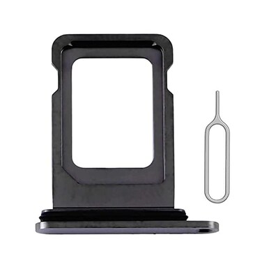 Perzework SIM Card Tray Holder Slot Replacement for iPhone 13 Pro and iPhone 13 Pro Max (Graphite) with Waterproof Rubber Ring and Eject Pin (Single Sim Version)