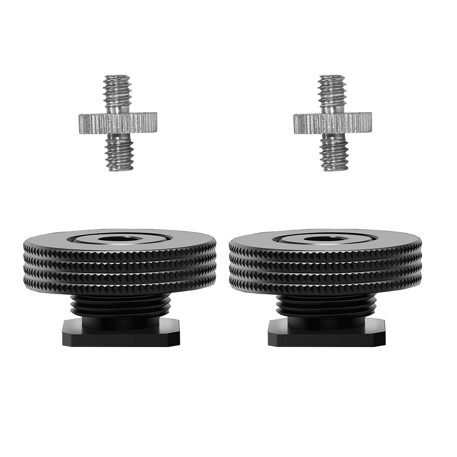 أتموشو Atmoshue 1-4 Female Thread To Hot Shoe Adapter