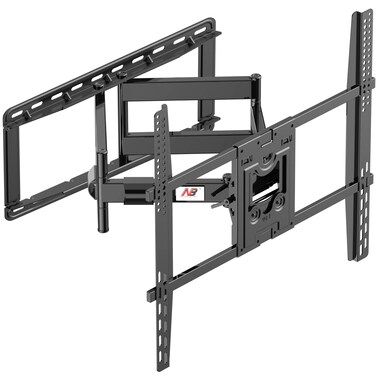 NB North Bayou Heavy Duty TV Wall Mount Double Arms Articulating Swivel TV Bracket for Most 75&acirc;&euro;-110 inch LED LCD OLED TVs VESA Compatible Hold up to 200 lbs Wall Bracket SP5