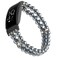 Wongeto Compatible with Fitbit Inspire 2 &amp; Inspire/Inspire HR Bands,Fashion Handmade Elastic Stretch Pearl Bracelet Women Replacement Strap for Fitbit Inspire accssorises (Space Gray)