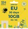 DeSiM Europe eSIM 30 Days 10GB   Data ONLY   High-Speed 10GB Data&iuml;&frac14;&circ;30Days&iuml;&frac14;&permil; Use in France, UK, Italy &amp;37Countries, QR Cord Easy Activation, Tethering, No Voice/SMS,for Europe Travel
