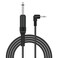 Bolvek 6ft 6.35mm 1/4" Mono Male to 3.5mm 1/8" TS Mono Male 90 Degree Right Angle Adapter Audio Cable Cord