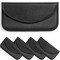 4 Pieces Faraday Bags Phone for Key Fob Protector Car RFID Signal Blocking Anti-tracking Faraday Pouch Shielding Wallets for Cell Phone Privacy Card Protection(Nylon Fabric)