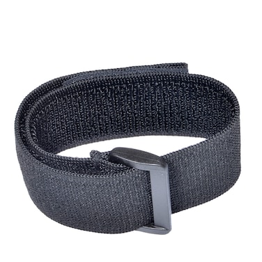 HYS Adjustable Elastic Armband Strap Bundle for Universal Silicone, Leather, Nylon Holster Case with Armband Slots (Black, 1)