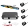 GoolRC Car Parking Sensor Rear Reversing Radars System with 4 Parking Sensors LED Light Distance Display Warning Buzzer Distance Detection