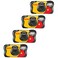 Kodak Fun Saver 35mm One-Time-Use Disposable Camera with Flash, 27 Exposures, 4-Pack