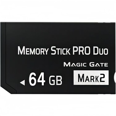 HSANYIUR High-Speed 64GB Memory Stick Pro Duo Mark2 - for PSP and Camera Memory Cards