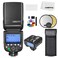 Godox V860III-F TTL 2.4G GN60 HSS Camera Flash with 10-Speed Adjustable Modeling Light, one-Key Switch TTL+ Godox X2T-F Trigger Transmitter for Fuji Camera