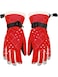 SATINIOR Women Winter Ski Gloves Waterproof Snow Gloves Warm Snowboard Gloves for Cold Outdoor Activities (Black)
