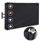 Outdoor TV Cover 55 inch Weatherproof and Waterproof, Black TV Cover for Outside 52 to 55 inch Flat Screen Television