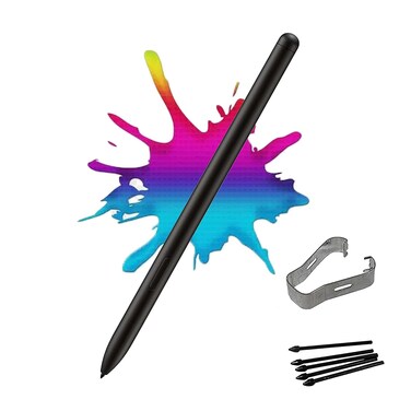 Black Smart Paper Pen for Lenovo Smart Paper, Smart Paper Stylus Pen, 4096 Pressure Levels, Smart Paper Digital Pen Replacement + 5 Tips/Nibs