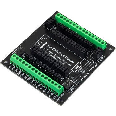 whiteeeen for ESP8266 Super Breakout Board 3.5mm / 0.14" Terminal GPIO Expansion Board 3 Types Outputs for ESP8266 ESP-12E NodeMCU Development Board
