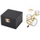 Miniature Drum Set, Mini Drum Model Brass Sculpture Musical Instrument Ornament Home Collection Display Desktop Decoration with Case for Drummer Musicians Music Studio Workshop 8.6 x 8 x 3.9cm