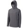 BASSDASH UPF 50+ Men&acirc;&euro;&trade;s Long Sleeve Fishing Shirt with Mask UV Neck Gaiter Hoodie Heather Grey