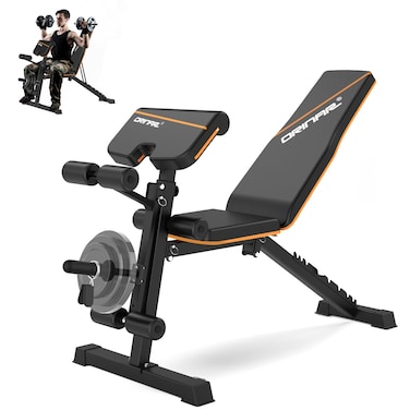 Orinar Weight Bench Press, Strength Training Adjustable Workout Benches for Full Body, Gym Benches for Incline Decline Exercise