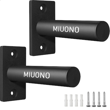 MIUONO Weight Plate Holder, 2 Pack Weight Plate Rack, Fit for 2 Inch Olympic Plate Storage Home Gym