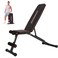 OPPSDECOR 8 Positions Adjustable Weight Bench for Home Gym, 660LBS Stable Incline Decline Bench Press for Full Body Workout, Muti-functional Workout Bench for Exercise &amp; Fitness with Fast Folding