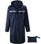 AIMLYXEE Mens Long Rain Jacket Hooded Rain Poncho Emergency Waterproof Poncho Lightweight Raincoat for Outdoor Activities