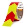 AISEY Reflective Tape Waterproof High Visibility Red &amp; Yellow, Industrial Marking Tape Heavy Duty Hazard Caution Warning Safety Adhesive Tape Outdoor 2 Inch by 30 Feet