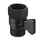 Water Flow Control Valve, Angle Simple Brass Shut Off Valve for Handheld Shower, Water Volume Adjust Valve, Shower Head Flow Control Valve, Water Pressure Regulator, Matte Black