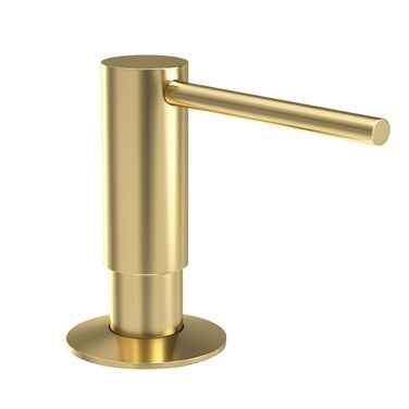 Samodra Sink Soap Dispenser, Metal Pump Head Liquid Lotion Countertop Kitchen Bathroom Soap Dispenser with 12 OZ PET Bottle