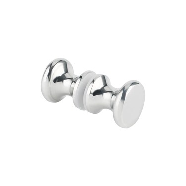 Alise Shower Glass Door Handle,Sliding Shower Doors Knob Double Sides Back-to-Back Pull Hardware Replacement Parts,Solid SUS304 Stainless Steel Knobs,Polished Chrome,XLS200SB-C