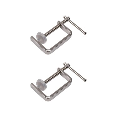 Faotup 2Pcs Stainless Steel Tiger Clamp Heavy Duty G Clamp for Woodworking G Clamp Set Tiger Clamp Hardware Woodworking Clamp