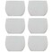 Teensery 6 Pcs Sublimation Blank Wine Glass Sleeve White Neoprene Wine Glass Cover for Wine Glass Sublimation Ornaments Supplies