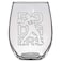 Hat Shark Football Sports Athletic Player - Laser Engraved Stemless Wine Glasses (Rodgers #12)