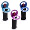 Hipiwe Wine Carrier Tote Bag Portable Wine bottle Tote Holders Insulated Neoprene Wine Cooler Bag Champagne/Water bottle/Beer/Drinks Carriers Bag Case for Travel, Picnic, Party (Set of 3)
