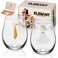 MewVeer Add a Touch of Romance to Your Celebrations Tie and Dress Wine Glasses - Perfect Valentine's Day, Engagement, and Wedding - Ideal for Bridal Showers