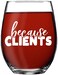 Vine Country Funny Wine Glass Gift for Hair Stylists, Lawyers, Realtors, Social Workers, Paralegal - Hairdresser Gifts for Women - White Elephant Gift for Adults