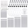 Glarks 60Pcs Wind Chime Kit Including 50Pcs 11.5cm 10cm 9cm 8cm 7cm Wind Chime Tubes and 5Pcs Swivel Hooks Clips with 100m Wind Chime Wire and 5Pcs Wind Chime Top Circles for Home Garden Decorations