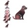 Garden Dog Wind Chimes Outdoor Indoor Decor - with 4 Tubes 6 Bells 7 Dogs Wind Chime, Mobile Romantic Wind Catcher, Dogs Windchimes for Home, Mom Gifts, Balcony, Tree, Festival, Garden Decoration
