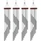4 Pack Wind Chimes for Outside, Sympathy Wind Chimes Outdoor Clearance with 12 Aluminum Alloy Tubes and Hook, Memorial Wind Chimes Gift Decoration for Home, Patio, Garden, Outdoor