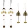 4 Pieces Feng Shui Wind Bell Lucky Wind Chime Chinese Feng Shui Metal Bell Wind Chime 3 Bells Hanging Wind Bell Vintage Dragon and Fish Feng Shui Hanging Chime for Good Luck, Safe, Home Garden Patio