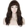 AMZCOS 80S Long Brown Wavy Wig for Women Synthetic Hair Cosplay Wigs for Halloween Costume
