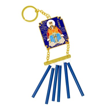 FengShui Jade Emperor Windchime Pendent W5029