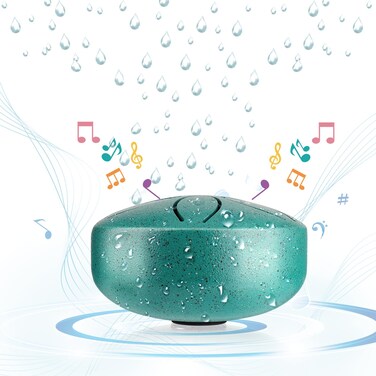Palksky Rain Drum for Outside Garden, Mini Chakra Drum for Rain, Small Steel Tongue Drum Rain Chime for Sound Bath, Nature Musical Box, Music Gifts