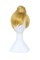 OYSRONG Women&#39;s Short Blonde Yellow Princess Straight With Bun Cosplay Costume Fiber Halloween Wig
