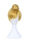 OYSRONG Women's Short Blonde Yellow Princess Straight With Bun Cosplay Costume Fiber Halloween Wig