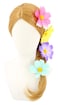Topcosplay Tangled Wig for Girls Kids with Flowers