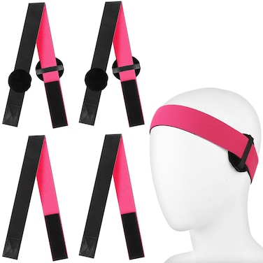 WY LIGHTING LEVEL 4Pcs Wig Band Non-Slip Elastic Bands for Wig Removable Lace Frontal Melting Band Comfortable Glueless Wigs Hairband Supplies for Women Men Keeping Wigs in Place Cap Accessories