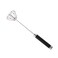 Vctitil Stainless Steel Hand Push Whisk Blender,Kitchen Mixer Balloon Egg Beater Whisk,Manual Milk Cream Whisk Stirring Egg Tools(black)