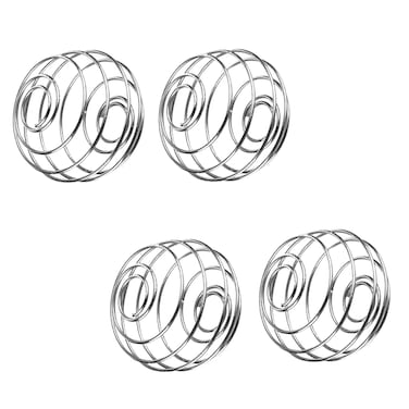4pcs Stainless Steel Spring Balls Shaker Cup Balls Mixing Wire Whisk Balls Protein Mixing Balls for Shaker Cup Mixer